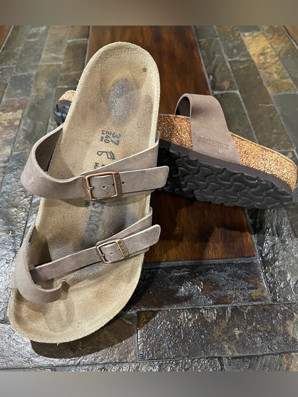 Birkenstock Mayari Sandals in Mocha Brown